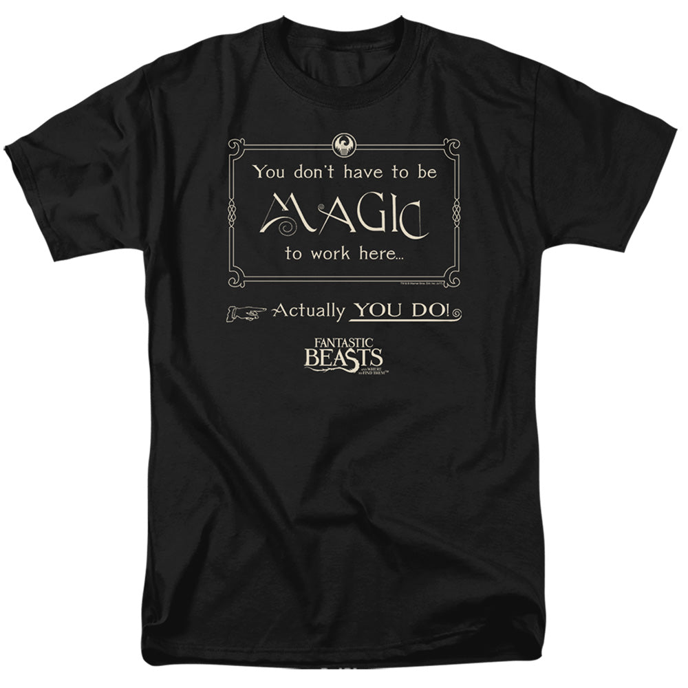 FANTASTIC BEASTS/MAGIC TO WORK HERE