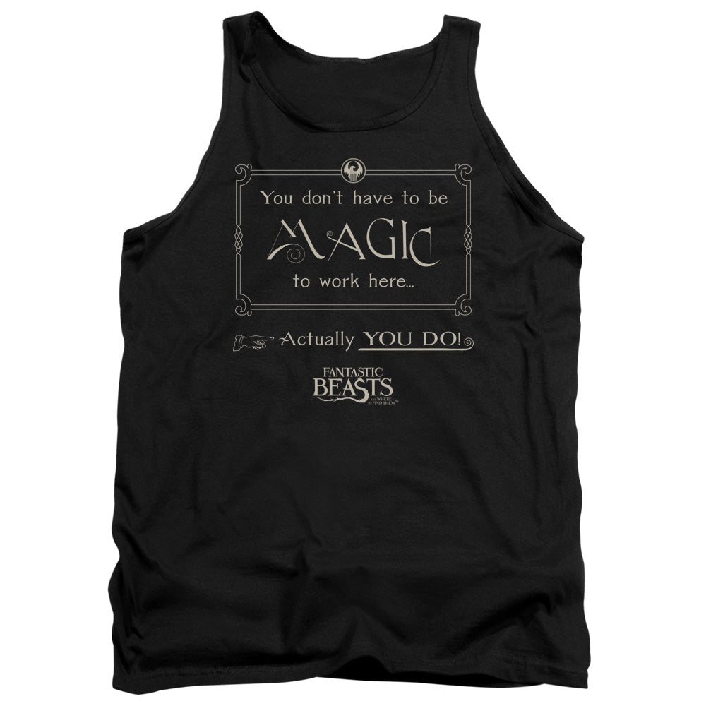 FANTASTIC BEASTS/MAGIC TO WORK HERE