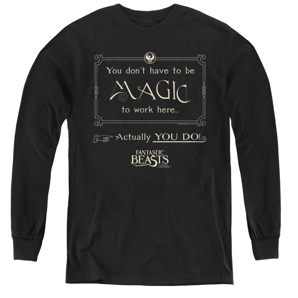 FANTASTIC BEASTS/MAGIC TO WORK HERE