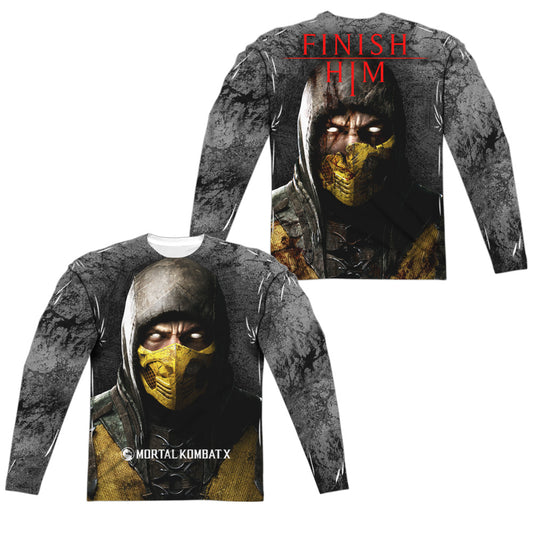 MORTAL KOMBAT X/FINISH HIM (FRONT/BACK PRINT)