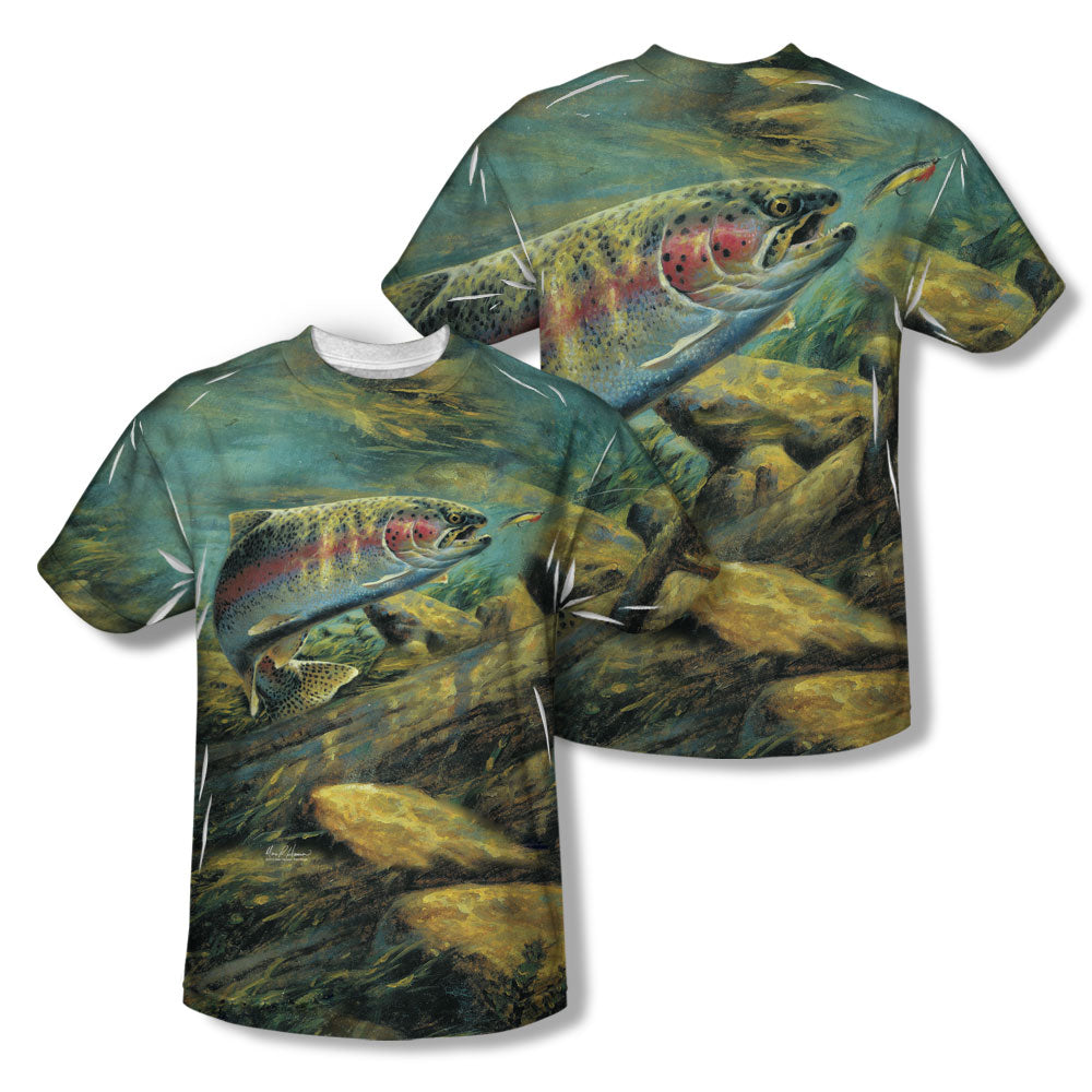 WILD WINGS/RAINBOW TROUT (FRONT/BACK PRINT)