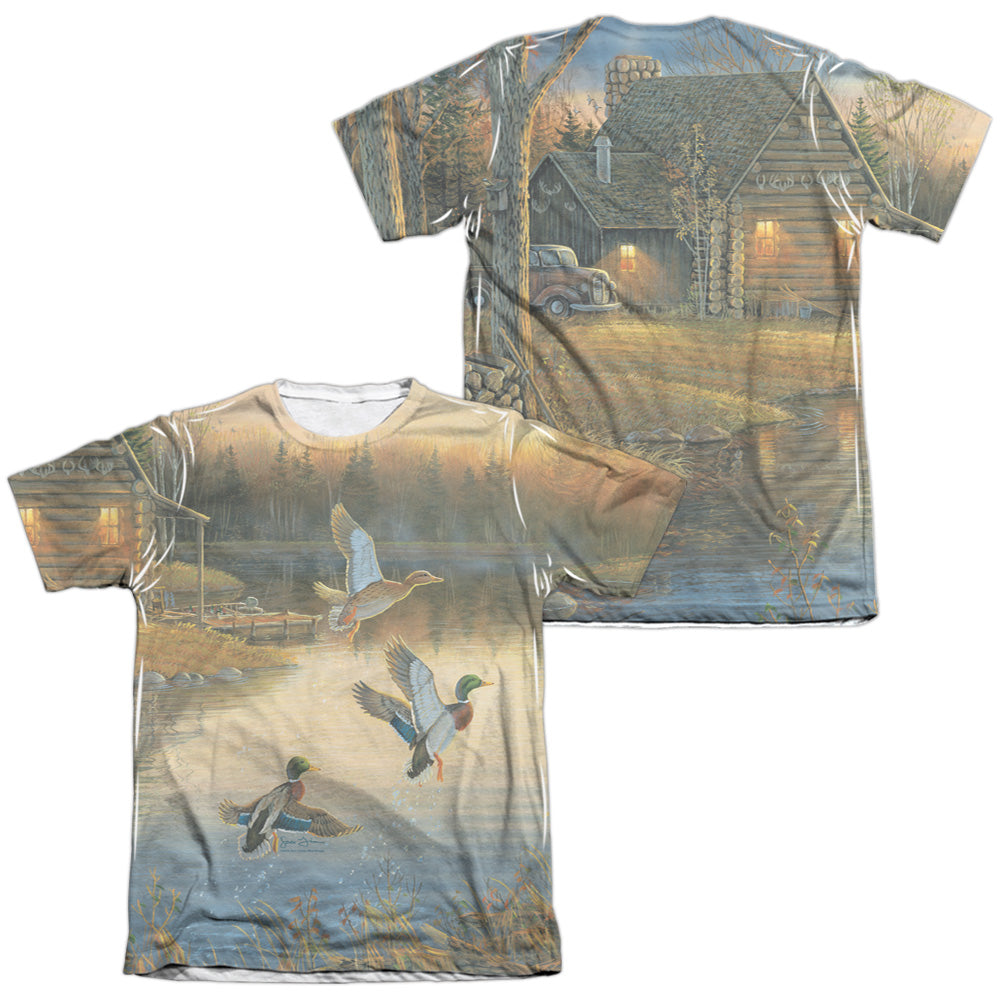 WILD WINGS/DUCKS OVER WATER (FRONT/BACK PRINT)