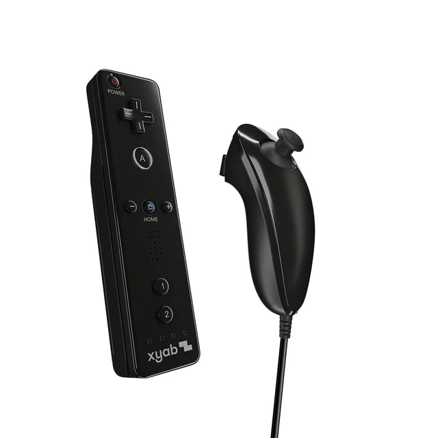 Wii & Wii U Wireless Controller Bundle SHIFT: Black - xyab