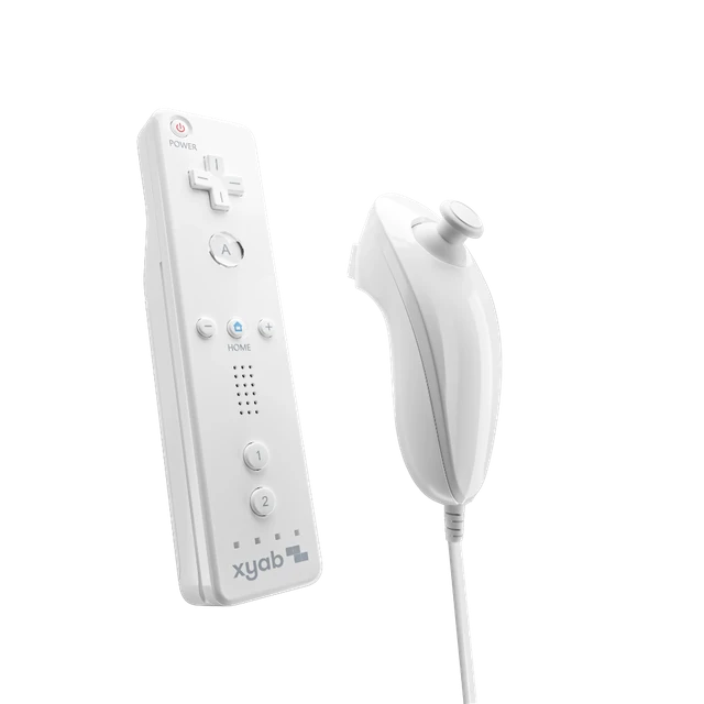 Wii & Wii U Wireless Controller Bundle SHIFT: White - xyab