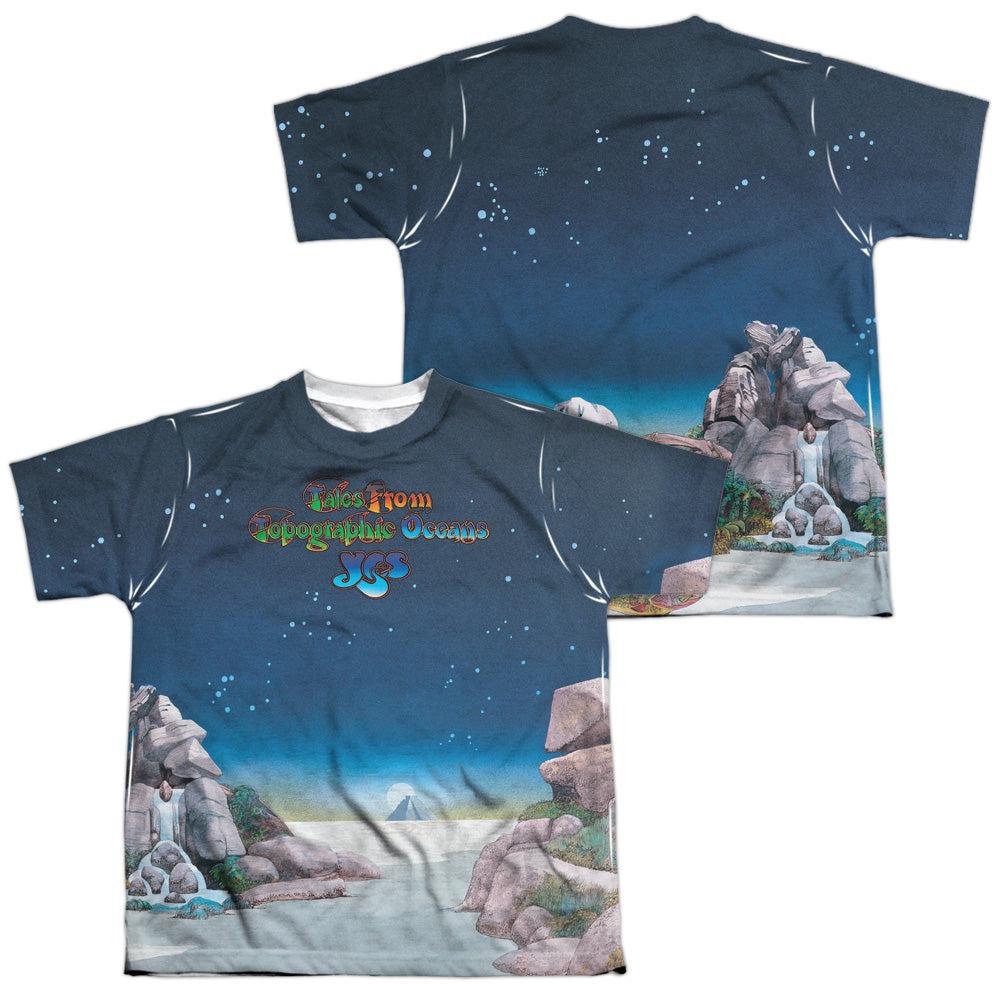 YES/TOPOGRAPHIC OCEANS (FRONT/BACK PRINT)