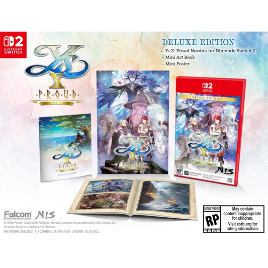 Ys X: Proud Nordics: Deluxe Edition - Switch 2 (Game-Key Card)