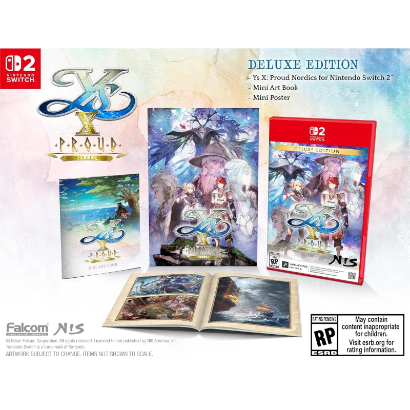 Ys X: Proud Nordics: Deluxe Edition - Switch 2 (Game-Key Card)