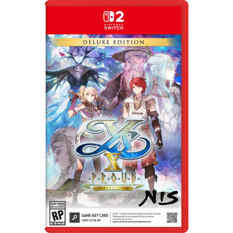 Ys X: Proud Nordics: Deluxe Edition - Switch 2 (Game-Key Card)