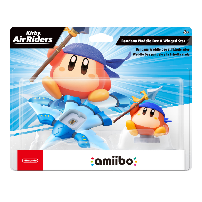 amiibo: Kirby Air Riders Series - Bandana Waddle Dee & Winged Star