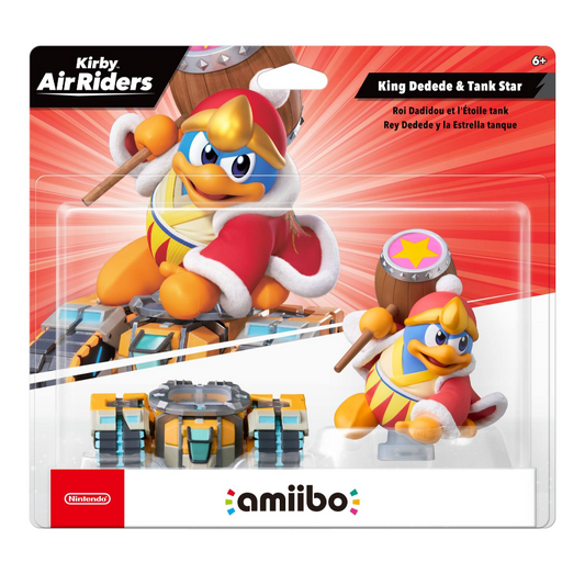 amiibo: Kirby Air Riders Series - King Dedede & Tank Star