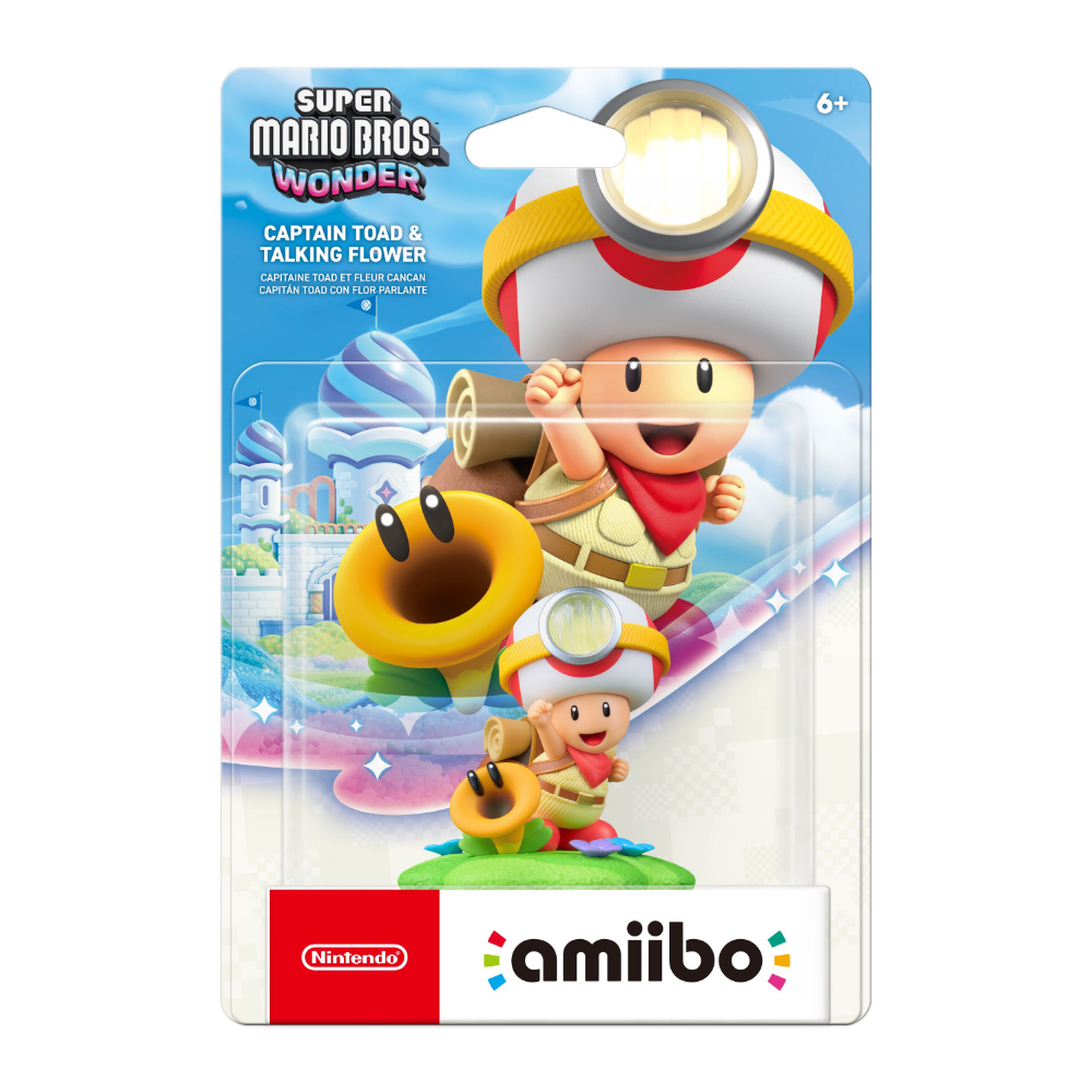 amiibo: Super Mario Bros Wonder Series - Captain Toad & Talking Flower