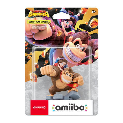 amiibo: Donkey Kong Bananza Series - Donkey Kong & Pauline