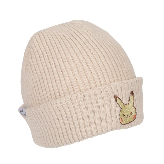 Beanie Ribbed Knit: Pokemon - Embroidered Pikachu