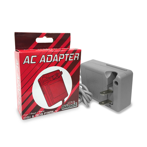 3DS XL / 3DS / 2DS / DSi XL / DSi AC Adapter - Old Skool