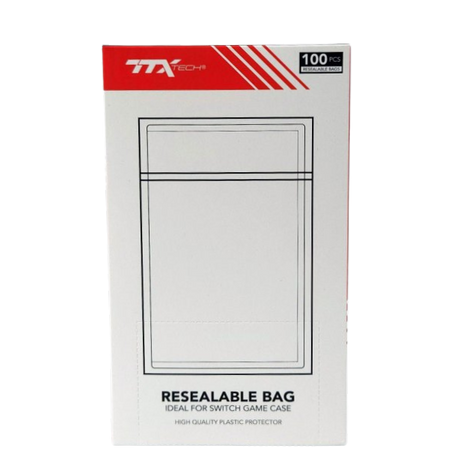 Resealable Media Bags: Switch - Clear (100)