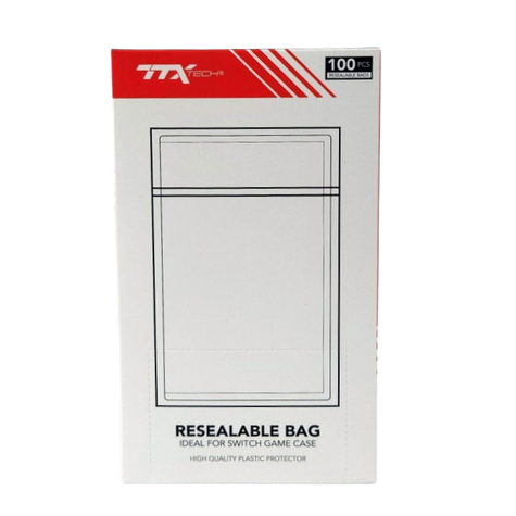 Resealable Media Bags: Switch - Clear (100)