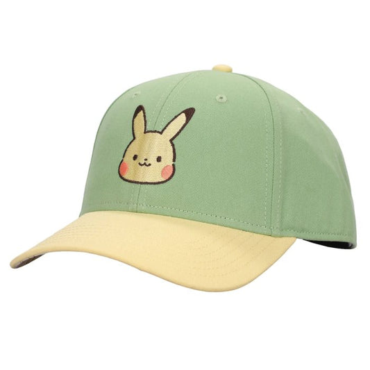 Hat Snapback: Pokemon - Pikachu (Green)