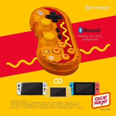 Hyperkin Limited Edition Pixel Art Bluetooth Controller Official Oscar Mayer (Hot Dog)