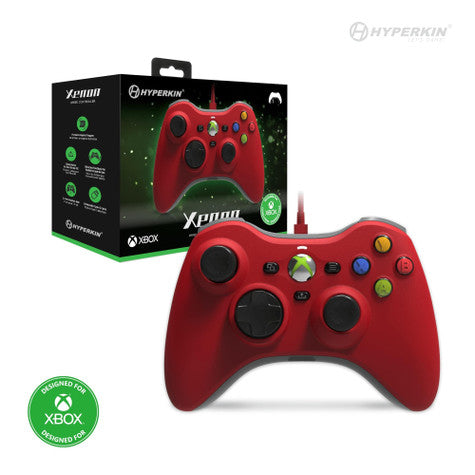 Xbox Xenon Wired Controller: Red - Hyperkin