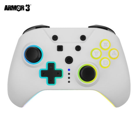 Switch NuRival Wireless Hall Effect Stick Game Controller: White - Armor3