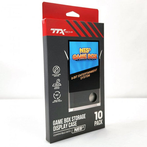 Game Box Storage Display Case: NES Games (10) - TTX