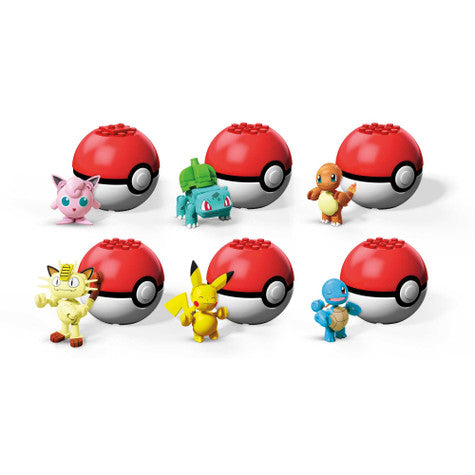 Pokemon Mega Construx: Pokeballs  - Assorted Display (12)
