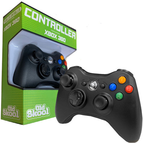 Xbox 360 Wireless Controller Black Old Skool