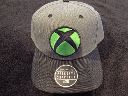 xBox 3D Embroydered Charcoal Heather Shap Back Hat