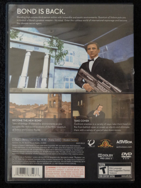 007 Quantum of Solace PlayStation 2