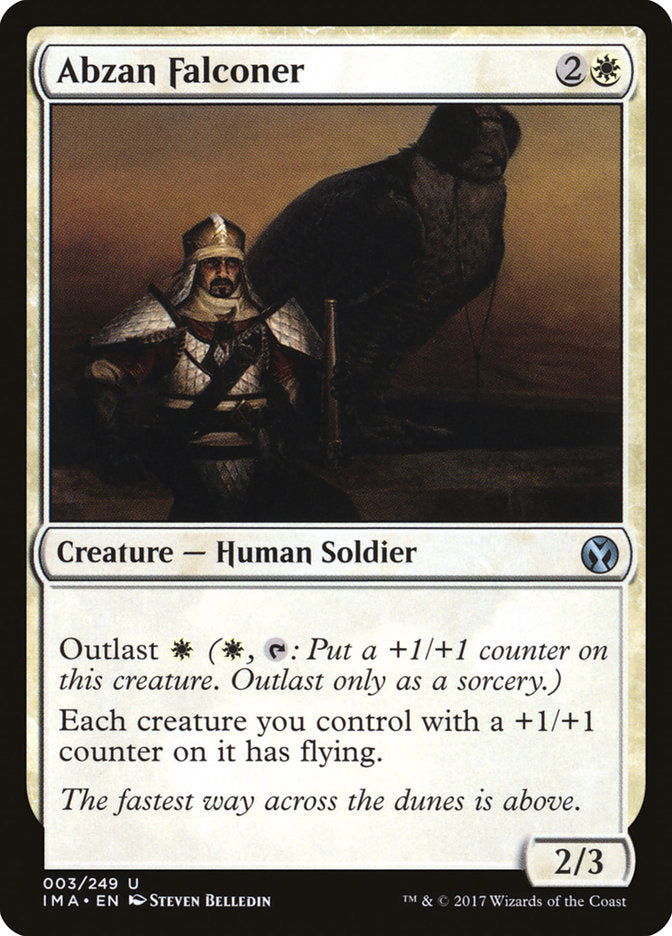 Abzan Falconer Magic The Gathering Iconic Masters IMA-3 Foil
