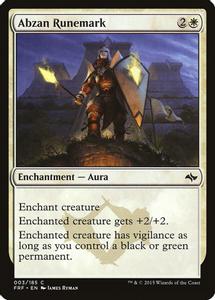 Abzan Runemark Magic The Gathering Fate Reforged