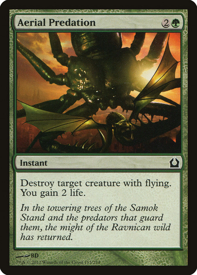 Aerial Predation Magic The Gathering Return to Ravnica