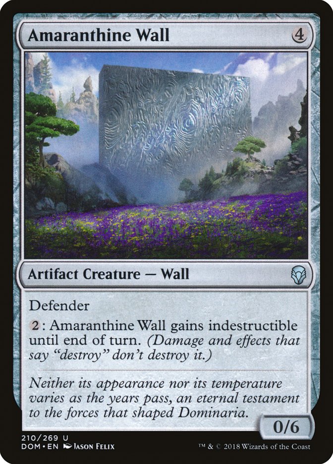 Amaranthine Wall Magic The Gathering Dominaria dom-210