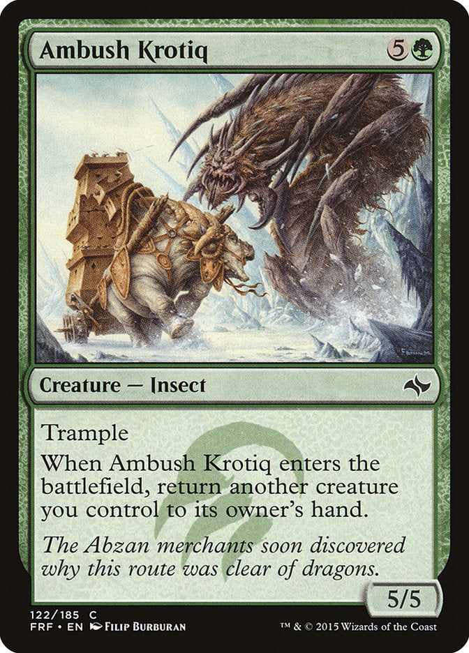 Ambush Krotiq Magic The Gathering Fate Reforged