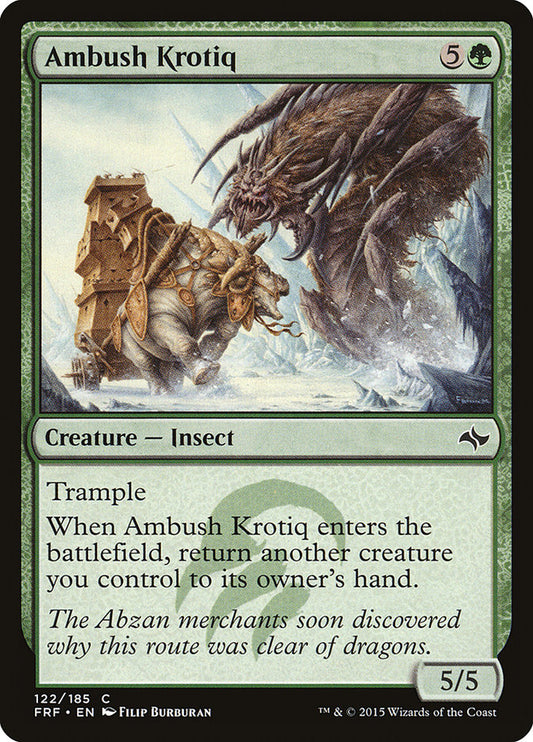 Ambush Krotiq Magic The Gathering Fate Reforged
