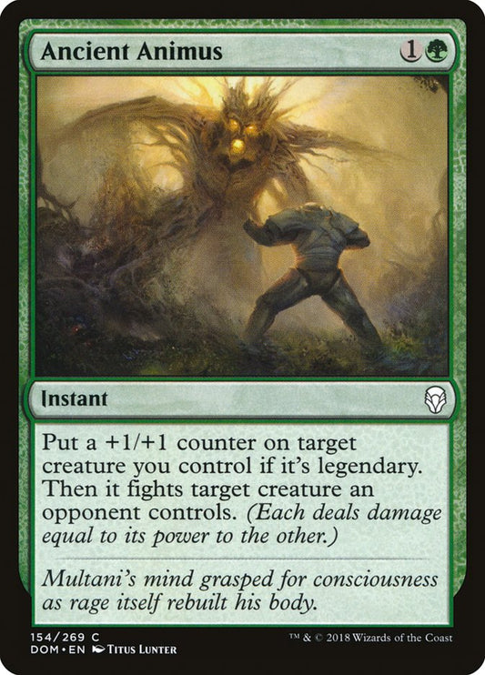 Ancient Animus Magic The Gathering Dominaria dom-154