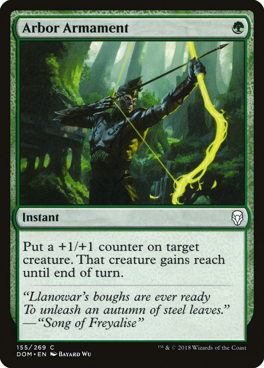 Arbor Armament Magic The Gathering Dominaria dom-155