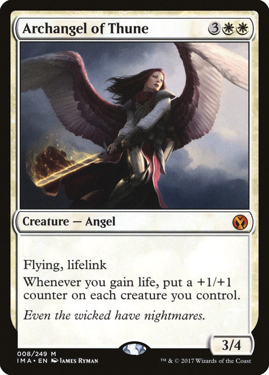 Archangel of Thune Magic The Gathering Iconic Masters ima-8