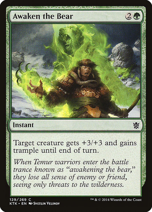Awaken the Bear Magic The Gathering Khans of Tarkir