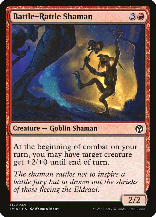 Battle Rattle Shaman - Magic The Gathering - Iconic Masters ima-117