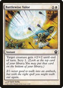 Battlewise Valor Magic The Gathering Theros