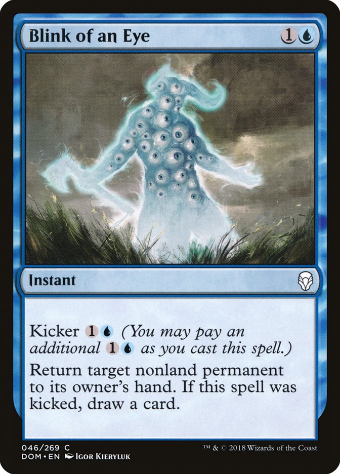 Blink Of An Eye Magic The Gathering Dominaria dom-46