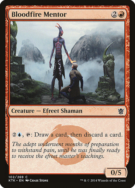 Bloodfire Mentor Magic The Gathering Khans of Tarkir