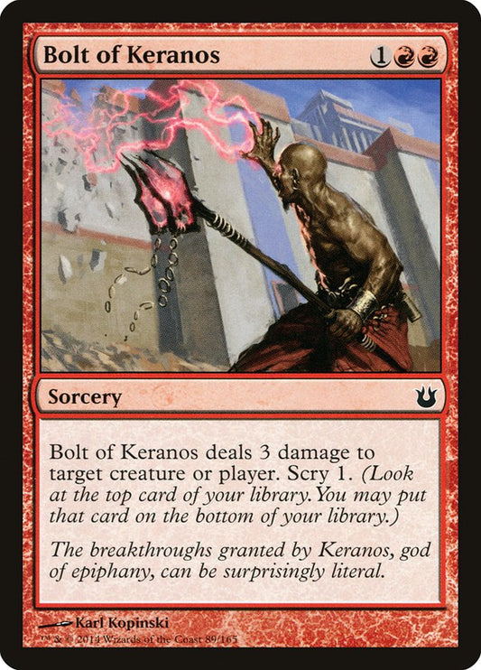 Bolt of Keranos Magic The Gathering Born of the Gods