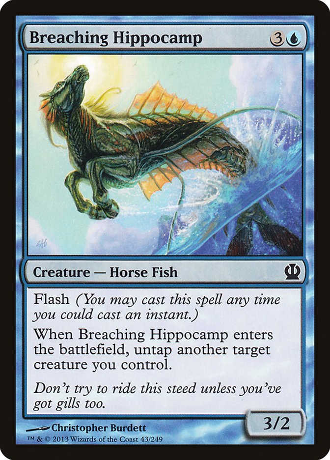 Breaching Hippocamp - Magic The Gathering - Theros