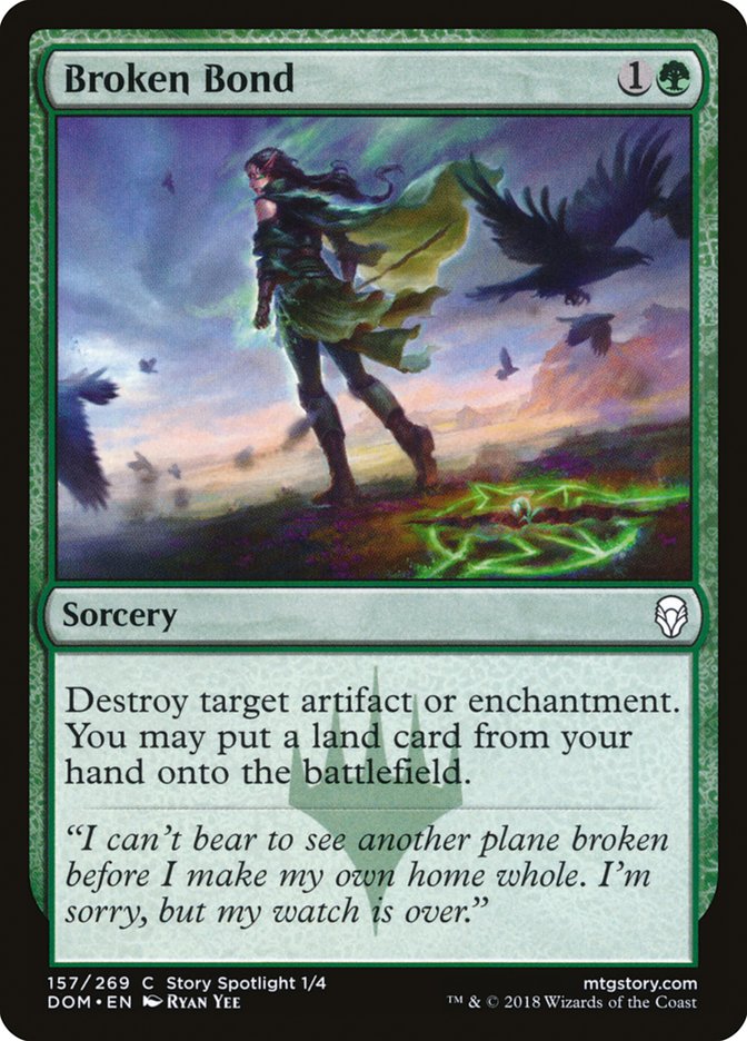 Broken Bond Magic The Gathering Dominaria dom-157