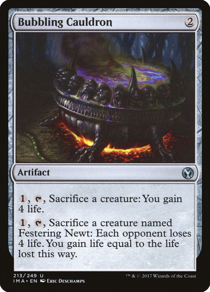 Bubbling Cauldron Magic The Gathering Iconic Masters ima-213