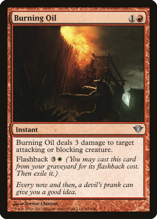 Burning Oil - Magic The Gathering - Dark Ascension