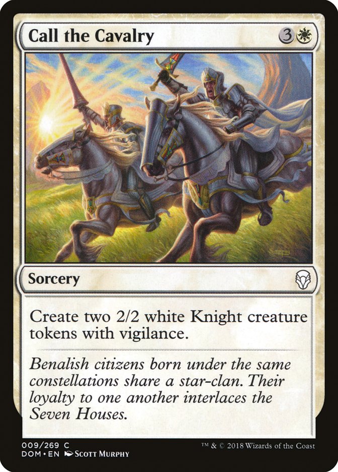 Call the Cavalry Magic The Gathering Dominaria dom-9