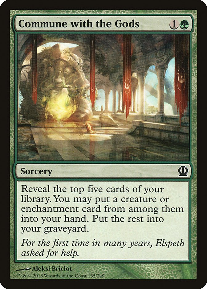 Commune With the Gods Magic The Gathering Theros